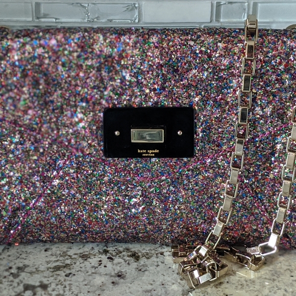 Kate Spade Glitter Chain Strap bag - Picture 1 of 8